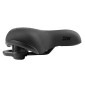 SELLE CITY NEWTON MODERATE A MEMOIRE DE FORME NOIR 247X203MM RAIL ACIER - POIGNEE PRISE EN MAIN - 3700948300602