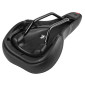 SADDLE- DDK FOR CHILDREN MISSION BLACK / RED/SILVER PATTERN 240x160mm -STEEL RAIL - BLACK 3700948075630