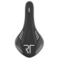 SADDLE- DDK FOR ROAD BIKE/MTB ARIO BLACK / WHITE-GREY PATTERN 285x136mm -CR-MO RAIL- GREY 3700948075685