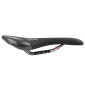 SADDLE- DDK FOR ROAD BIKE/MTB ARIO BLACK / WHITE-GREY PATTERN 285x136mm -CR-MO RAIL- GREY 3700948075685