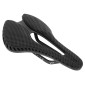 SELLE 3D CARBONE T801 NOIR OUVERTE 245x143 RAIL CARBONE BASE NYLON MAT POIDS 195g (POIDS MAX 90kgs) -NEWTON- 3700948300442