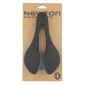 SELLE 3D CARBONE T801 NOIR OUVERTE 245x143 RAIL CARBONE BASE NYLON MAT POIDS 195g (POIDS MAX 90kgs) -NEWTON- 3700948300442