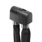 ANTIVOL VELO PLIABLE/PLIANT AXA FOLDABLE A CLE DIAM 6.5mm L0.95M NOIR (AVEC FIXATIONS SUR CADRE) - SECURITE NIVEAU 7/15 - HOMOLOGUE FUB 1 ETOILE 8713249347936
