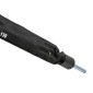 ANTIVOL VELO CHAINE A BOUCLE AXA ULC-130 POUR FER A CHEVAL DIAM 5.5mm L1.30M NOIR (PROFONDEUR 50mm DIAM 10mm) LIVRE AVEC SACOCHE DE SELLE 8713249357164