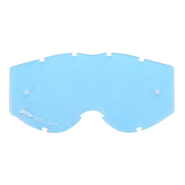 ECRAN MASQUE/LUNETTES CROSS PROGRIP HYDROPHOBE POUR MODELE 3300 VISION, 3303 VISTA TRANSPARENT - ANTI-BUEE/ANTI-RAYURES/ANTI BOUE 0801766036506