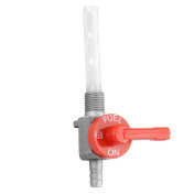 ROBINET ESSENCE CYCLO ADAPTABLE PEUGEOT 103 AVEC INDICATEUR DE POSITION ROUGE (QUALITE PREMIUM) -OMG- 3667385000901