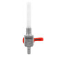 ROBINET ESSENCE CYCLO ADAPTABLE PEUGEOT 103 AVEC INDICATEUR DE POSITION ROUGE (QUALITE PREMIUM) -OMG- 3667385000901