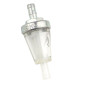 FILTRE A ESSENCE CONIQUE ACIER DIAM 6 mm TRANSPARENT/ARGENT (VENDU A L'UNITE) -OMG- 3667385001007