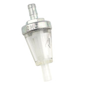 FILTRE A ESSENCE CONIQUE ACIER DIAM 6 mm TRANSPARENT/ARGENT (VENDU A L'UNITE) -OMG- 3667385001007