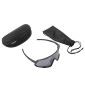 LUNETTES VELO ADULTE GIST MASK MONTURE NOIR VERRE FUME POLYCARBONATE (PROTECTION 100% CONTRE UVA, UVB, UV) 8013271365381