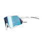 LUNETTES VELO ADULTE GIST MASK MONTURE BLANC VERRE BLEU POLYCARBONATE (PROTECTION 100% CONTRE UVA, UVB, UV) 8013271365411