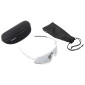 LUNETTES VELO ADULTE GIST MASK MONTURE BLANC VERRES PHOTOCHROMIC VERRES QUI S'ADAPTENT AUTOMATIQUEMENT A LA LUMINOSITE PROTECTION 100% UV - (VERRE CAT 1-3) 8013271365442