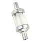 FILTRE A ESSENCE CYLINDRIQUE ACIER DIAM 8 mm TRANSPARENT/ARGENT (VENDU A L'UNITE) -OMG- 3667385000932