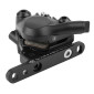 ETRIER FREIN GRAVEL DISQUE HYDRAULIQUE AVANT SHIMANO GRX 2 PISTONS FLATMOUNT NOIR (VENDU A L'UNITE) 4550170313081