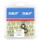 ROULEMENT D'EMBIELLAGE + JOINT CYCLO P2R ADAPTABLE MBK 51, 41, 40, 88, CLUB (KIT SKF 6302 QR ACIER) 3701213410415