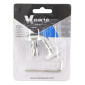 BAR ENDS VICMA - FLUSH FIT - SILVER (Ø 14mm) (PAIR) 8430525031234