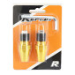 EMBOUT DE GUIDON REPLAY CONIQUE MOLETE OR DIAM 17 mm (PAIRE) 3700948034200