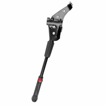 KICKSTAND FOR BICYCLE (REAR) NEWTON 24-28" ADJUSTABLE -SEATSTAY+CHAINSTAY MOUNTING - ALUMINIUM - BLACK 3700948068939