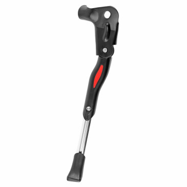 BEQUILLE VELO LATERALE ARRIERE NEWTON 24-28'' REGLABLE FIXATION MOYEU ALU NOIR 3700948267509