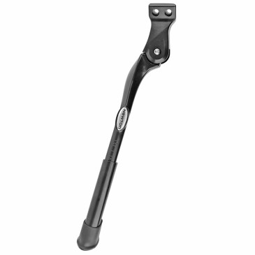 KICKSTAND FOR BICYCLE - REAR NEWTON 24-29'' BLACK - ADJUSTABLE - mounting with two screws (Spacing 18mm) on chain stays - 3700948107874