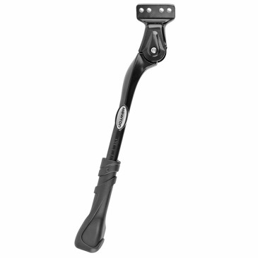 KICKSTAND FOR BICYCLE (REAR) NEWTON - FOR E-BIKE 26 or 29"- ADJUSTABLE BLACK -FASTENING WITH 2 SCREWS ON CHAIN STAY- CENTERS 18/40mm- MADE FOR HEAVY BIKES or E-BIKES. 3700948115398