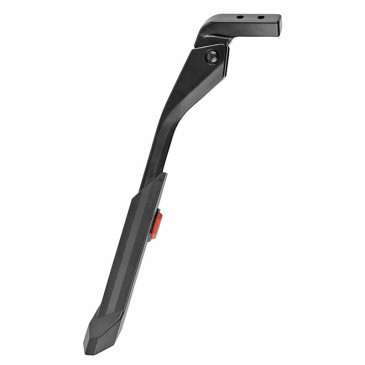 BEQUILLE VELO LATERALE ARRIERE NEWTON 24-29'' NOIR REGLABLE FIXATION 2 VIS SUR BASE ENTRAXE 18mm (FIXATION A LA VERTICALE) 3700948298527