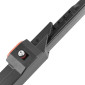 BEQUILLE VELO LATERALE ARRIERE NEWTON 24-29'' NOIR REGLABLE FIXATION 2 VIS SUR BASE ENTRAXE 18mm (FIXATION A LA VERTICALE) 3700948298527
