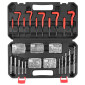 OUTIL REPARATION FILETAGE TYPE HELICOIL TARAUD/FORET/INSERT FILET/FILET RAPPORTE M5, M6, M8, M10, M12 (COFFRET 131 PIECES) -P2R- 3700948306895
