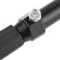 BEQUILLE VELO LATERALE AVEC PLAQUE NEWTON 20-28" REGLABLE ALU NOIR 3700948068960