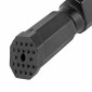BEQUILLE VELO LATERALE AVEC PLAQUE NEWTON 20-28" REGLABLE ALU NOIR 3700948068960