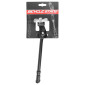BEQUILLE VELO LATERALE AVEC PLAQUE NEWTON 20-28" REGLABLE ALU NOIR 3700948068960