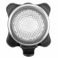 TAILLIGHT ON BATTERY ON SEAT POST NEWTON LIGHT22AT COB LEDS - 30 LUMENS - SILVER/BLACK- RECHARGABLE ON USB (LIGHTS RED+BLUE, FUNCTIONS FIXED LIGHT, EMERGENCY,FLASHING) 3700948092668