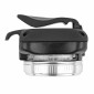 TAILLIGHT ON BATTERY ON SEAT POST NEWTON LIGHT22AT COB LEDS - 30 LUMENS - SILVER/BLACK- RECHARGABLE ON USB (LIGHTS RED+BLUE, FUNCTIONS FIXED LIGHT, EMERGENCY,FLASHING) 3700948092668