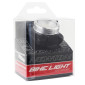 TAILLIGHT ON BATTERY ON SEAT POST NEWTON LIGHT22AT COB LEDS - 30 LUMENS - SILVER/BLACK- RECHARGABLE ON USB (LIGHTS RED+BLUE, FUNCTIONS FIXED LIGHT, EMERGENCY,FLASHING) 3700948092668