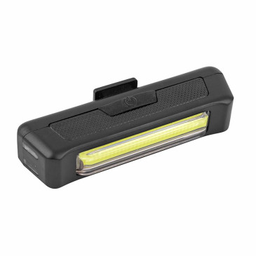 ECLAIRAGE VELO / TROTTINETTE USB AVANT OU ARRIERE SUR CINTRE NEWTON COB LEDS 120 LUMENS NOIR (FONCTIONS FIXE, SOS ET CLIGNOTANT) 3700948097007