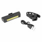 ECLAIRAGE VELO / TROTTINETTE USB AVANT OU ARRIERE SUR CINTRE NEWTON COB LEDS 120 LUMENS NOIR (FONCTIONS FIXE, SOS ET CLIGNOTANT) 3700948097007