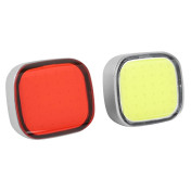 ECLAIRAGE VELO USB KIT NEWTON 36B LEDS NOIR (LIVRE AVEC FIXATIONS) GRANDE VISIBILITE - RECHARGEABLE USB 3700948228296