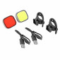 ECLAIRAGE VELO USB KIT NEWTON 36B SUR CINTRE/TIGE DE SELLE LEDS NOIR (LIVRE AVEC FIXATIONS) GRANDE VISIBILITE - RECHARGEABLE USB 3700948228296