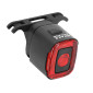ECLAIRAGE VELO USB ARRIERE SUR TIGE OU CHARIOT DE SELLE NEWTON FONCTION FEU STOP LW-200 COB LEDS 50 LUMENS NOIR (ECLAIRAGE ROUGE) 3700948257326