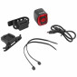 ECLAIRAGE VELO USB ARRIERE SUR TIGE OU CHARIOT DE SELLE NEWTON FONCTION FEU STOP LW-200 COB LEDS 50 LUMENS NOIR (ECLAIRAGE ROUGE) 3700948257326