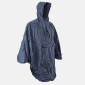 PONCHO ANTI PLUIE ADULTE P2R S/M BLEU MARINE WATERPROOF AVEC CAPUCHE - TAILLE 1.60 à 1.78m 3700256070808