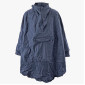 PONCHO ANTI PLUIE ADULTE P2R S/M BLEU MARINE WATERPROOF AVEC CAPUCHE - TAILLE 1.60 à 1.78m 3700256070808