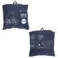 PONCHO / CAPE ANTI PLUIE ADULTE P2R L/XL BLEU MARINE WATERPROOF AVEC CAPUCHE - TAILLE 1.76 à 1.82m 3700256070815
