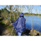 PONCHO / CAPE ANTI PLUIE ADULTE P2R L/XL BLEU MARINE WATERPROOF AVEC CAPUCHE - TAILLE 1.76 à 1.82m 3700256070815