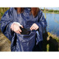 PONCHO / CAPE ANTI PLUIE ADULTE P2R L/XL BLEU MARINE WATERPROOF AVEC CAPUCHE - TAILLE 1.76 à 1.82m 3700256070815
