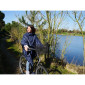 PONCHO / CAPE ANTI PLUIE ADULTE P2R L/XL BLEU MARINE WATERPROOF AVEC CAPUCHE - TAILLE 1.76 à 1.82m 3700256070815