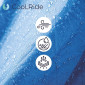 PONCHO / CAPE ANTI PLUIE ADULTE P2R L/XL BLEU MARINE WATERPROOF AVEC CAPUCHE - TAILLE 1.76 à 1.82m 3700256070815