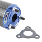 SILENCIEUX 50 A BOITE VOCA EVO BESTIA RD30400 CARBONE EMBOUT ANODISE BLEU POUR ROOKIE, CHROMED, SCR, MK, BARIKIT 3700948309391