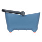 PANIER ARRIERE PLASTIC BASIL BUDDY BLEU POUR CHIEN (45x32x22) (LIVRE AVEC FIXATION ETAU PORTE BAGAGE) COMPATIBLE SYSTEME MIK 3700948311431