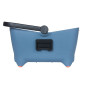 PANIER ARRIERE PLASTIC BASIL BUDDY BLEU POUR CHIEN (45x32x22) (LIVRE AVEC FIXATION ETAU PORTE BAGAGE) COMPATIBLE SYSTEME MIK 3700948311431